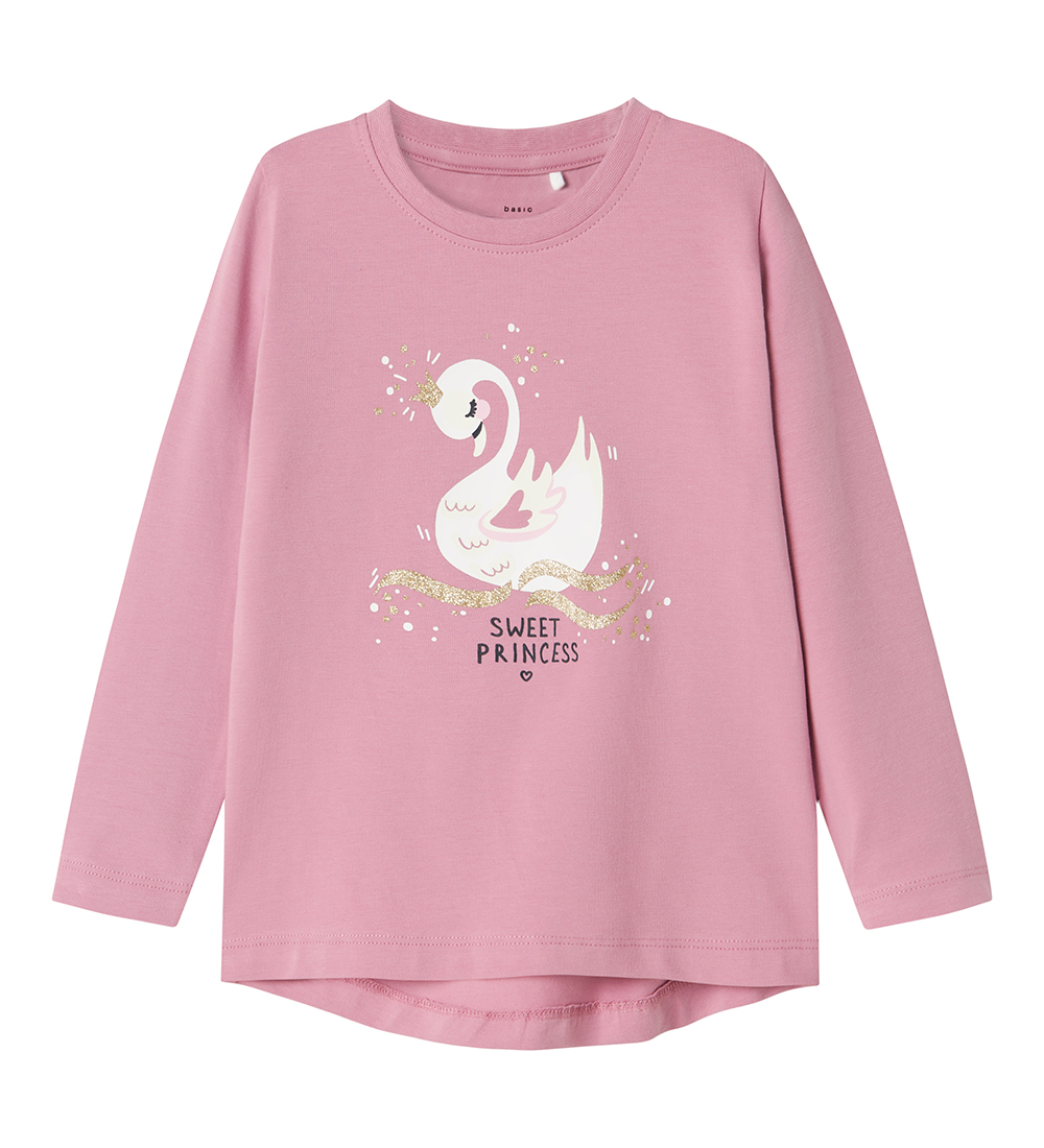 Name It Blouse - Mauve Orchid/Swan