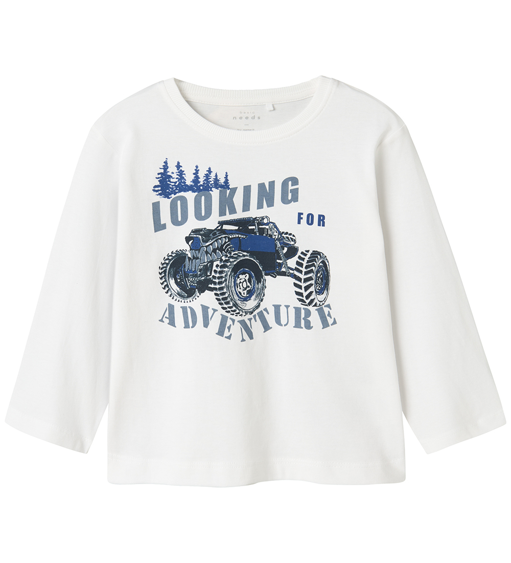 Name It Blouse - NmmVictor - Bright White/Looking Lining Adventu