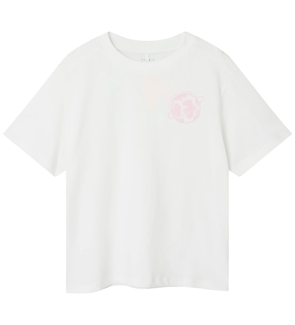 Name It T-shirt - NkfKatin - Bright White/Universe