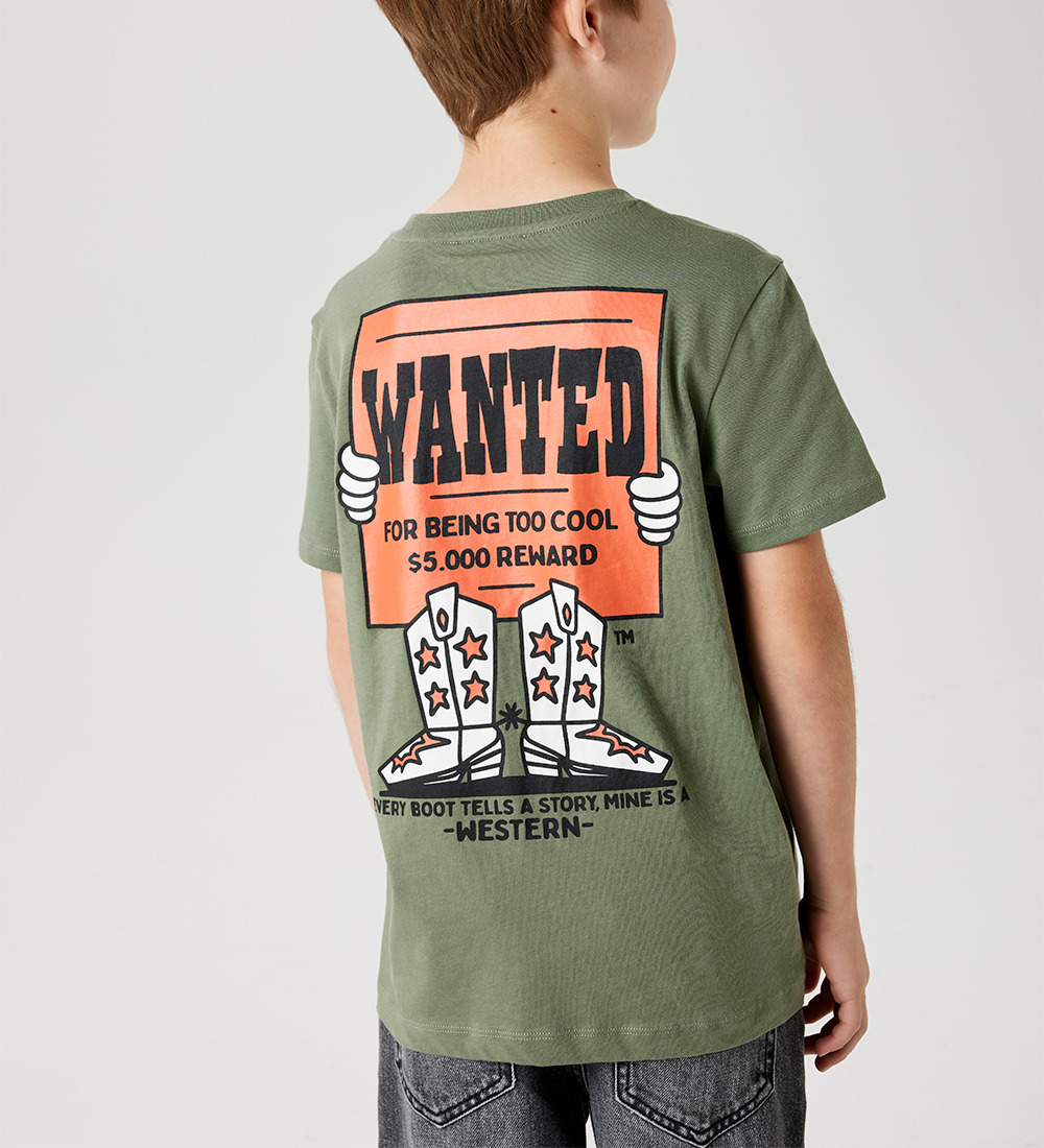 Name It T-shirt - NkmRanchers - Agave Green