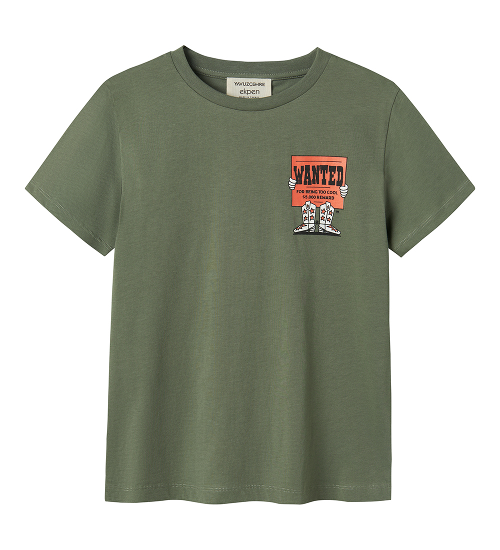 Name It T-shirt - NkmRanchers - Agave Green