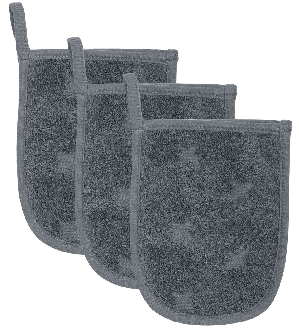 Müsli Baby Wash Glove - 3-Pack - 14x18 cm - Stormy Blue