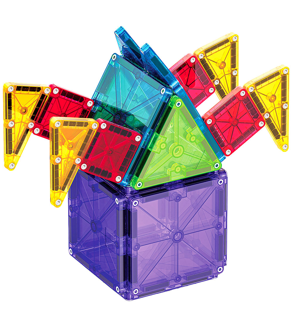 Magna-Tiles Magnet Set - 46 Delar - MicroMAGS & Combo