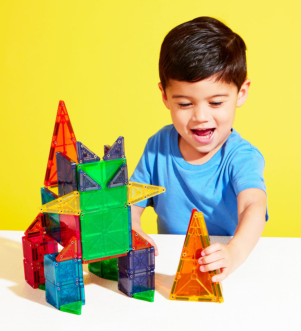 Magna-Tiles Magnet set - 62 Parts - MicroMAGS & Combo