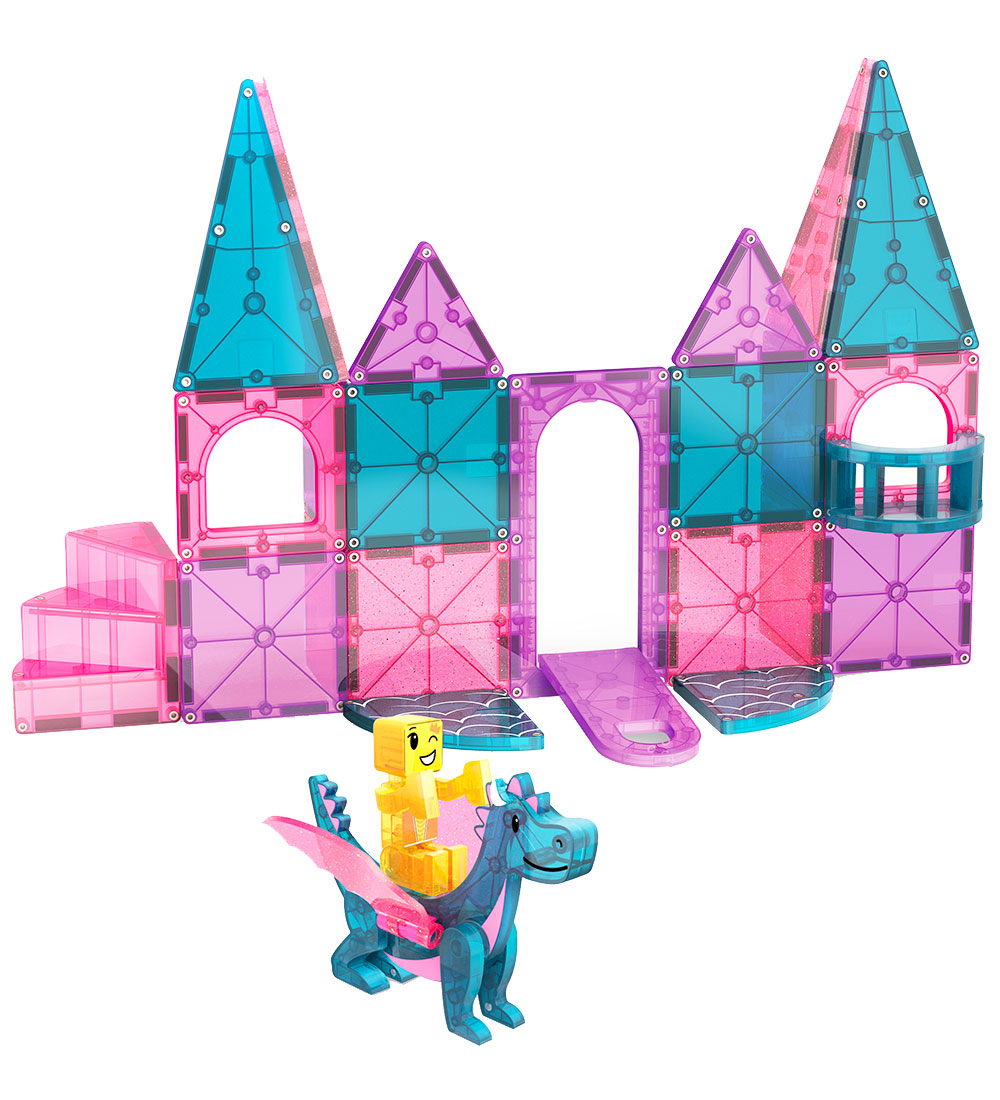 Magna-Tiles Magnetset - 25 Delar - Slott