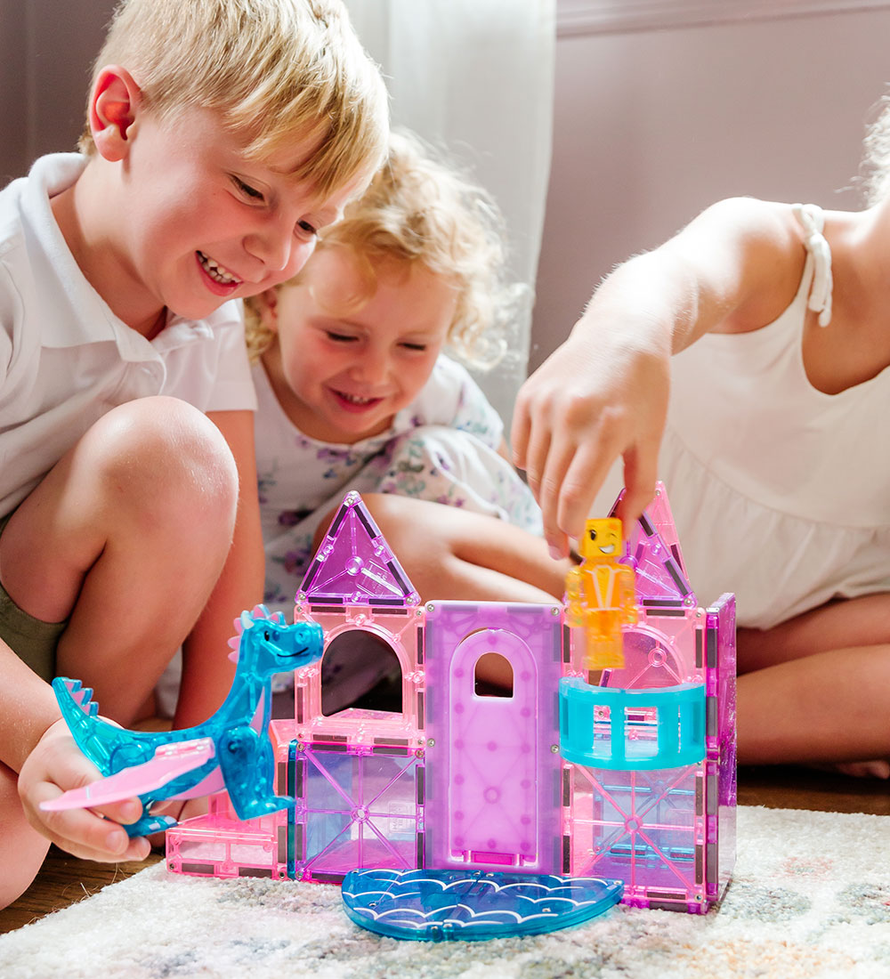 Magna-Tiles Magnetset - 25 Delar - Slott