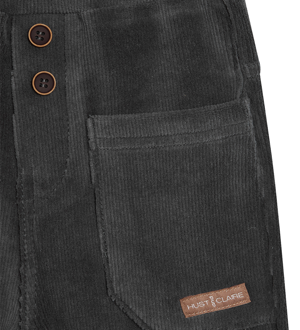 Hust and Claire Corduroy Trousers - Gordon - Dark Shadow