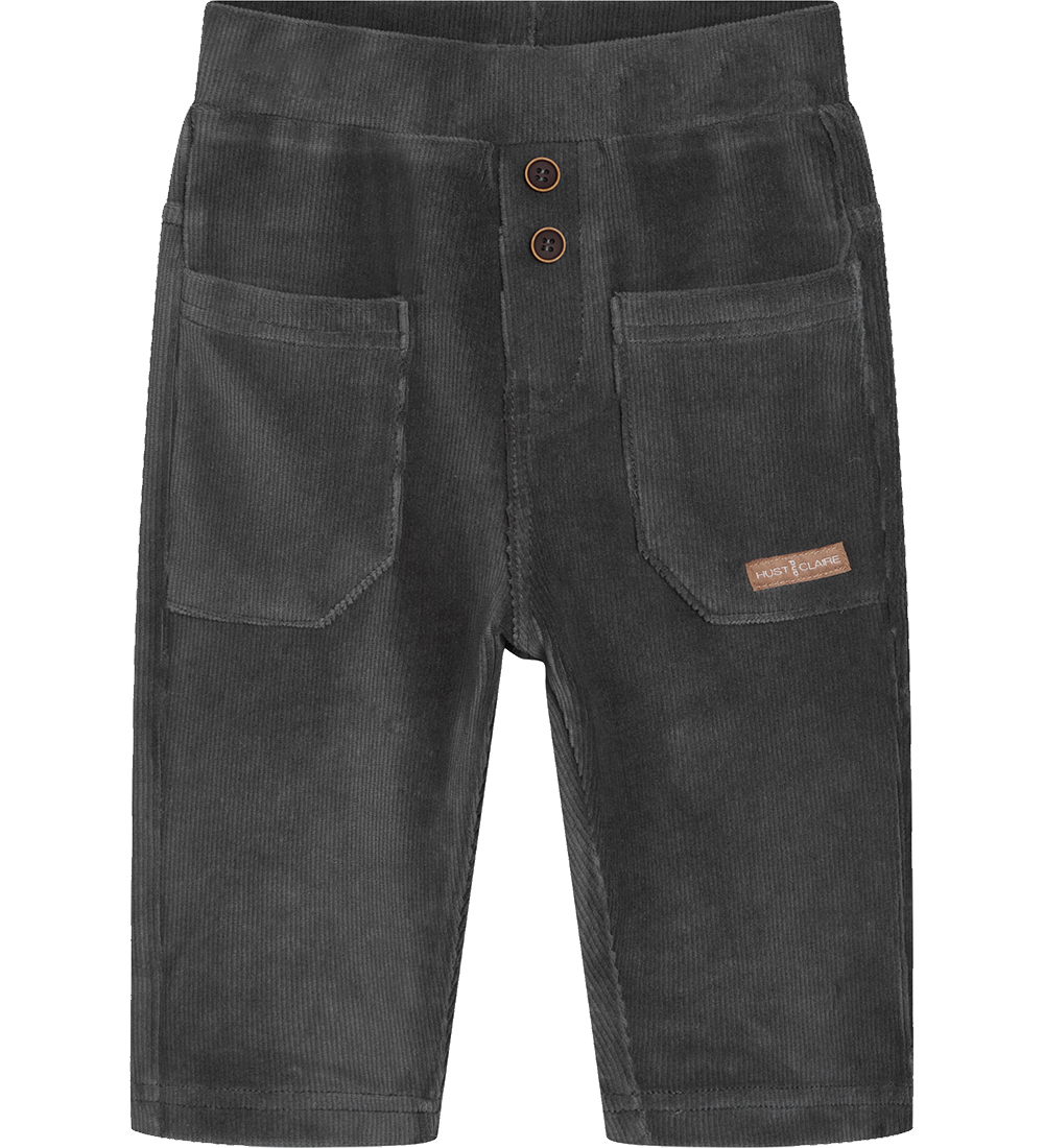 Hust and Claire Corduroy Trousers - Gordon - Dark Shadow