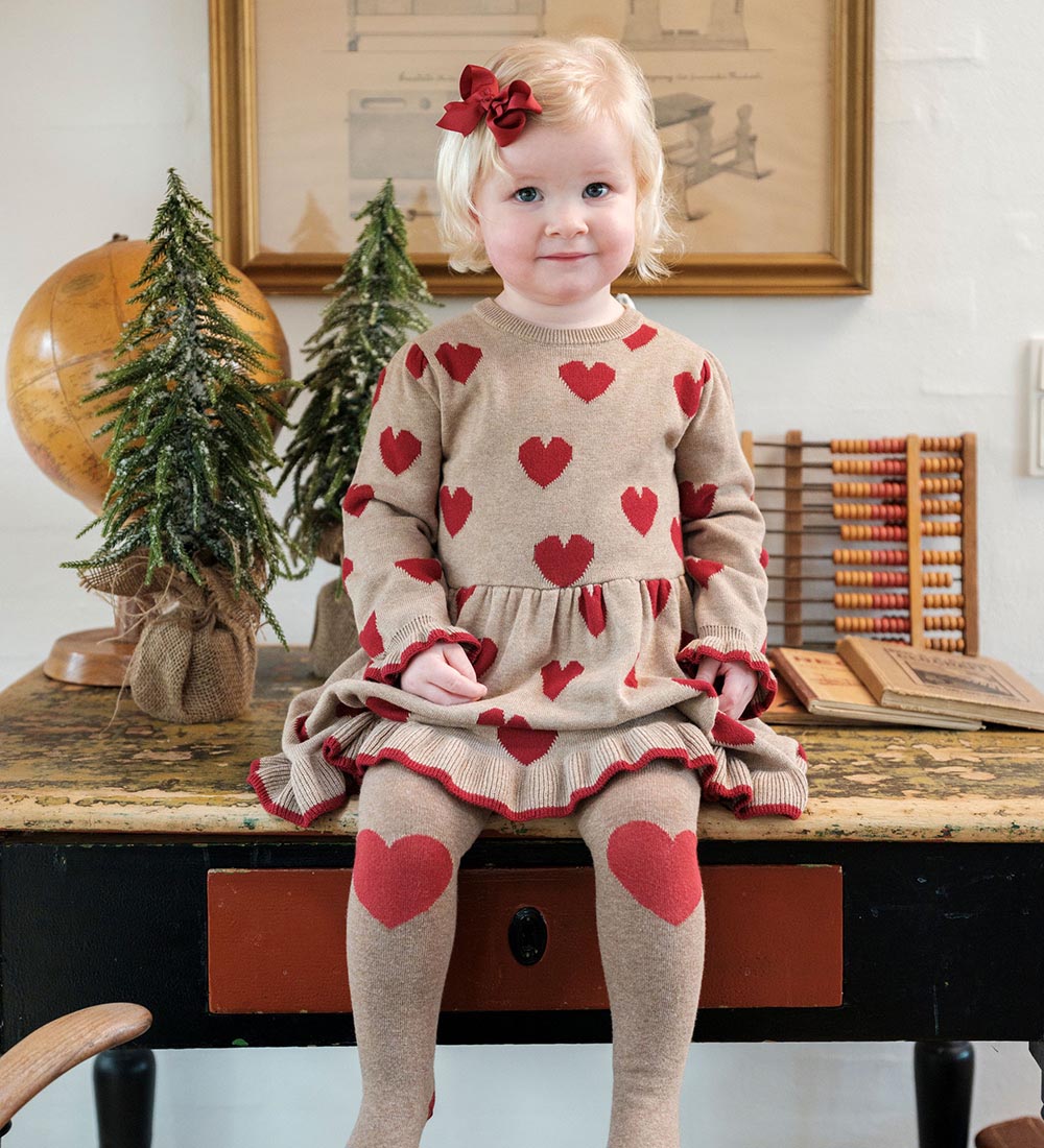 Hust and Claire Kleid - Strick - Karina - Biscuit Melange
