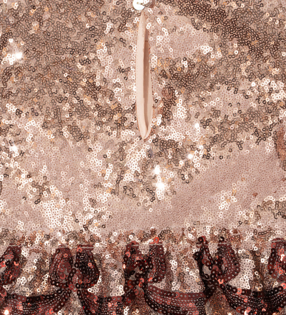 Konges Sløjd Kleid - Starla Bow Wow - Gold Blush