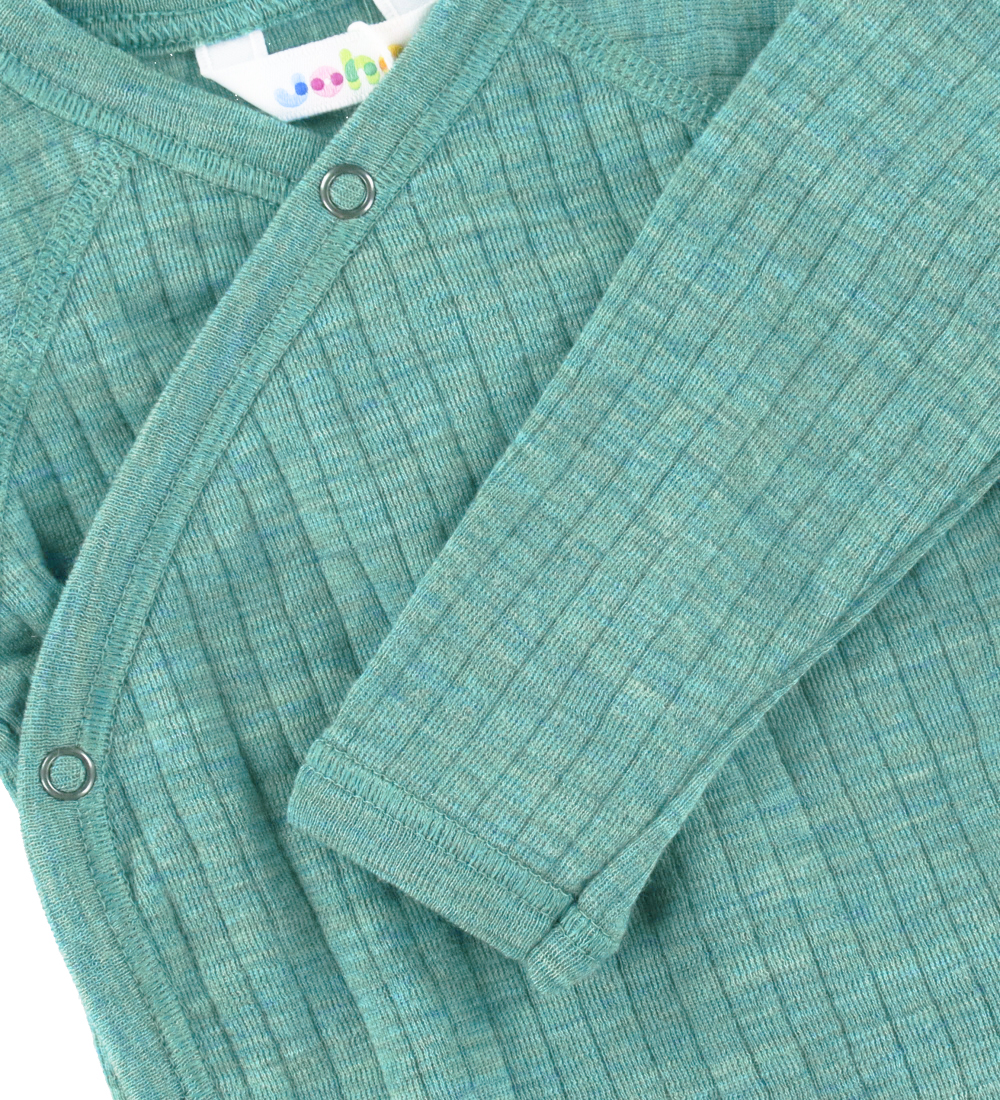 Joha Wrap Bodysuit L/æ - Wool - Green
