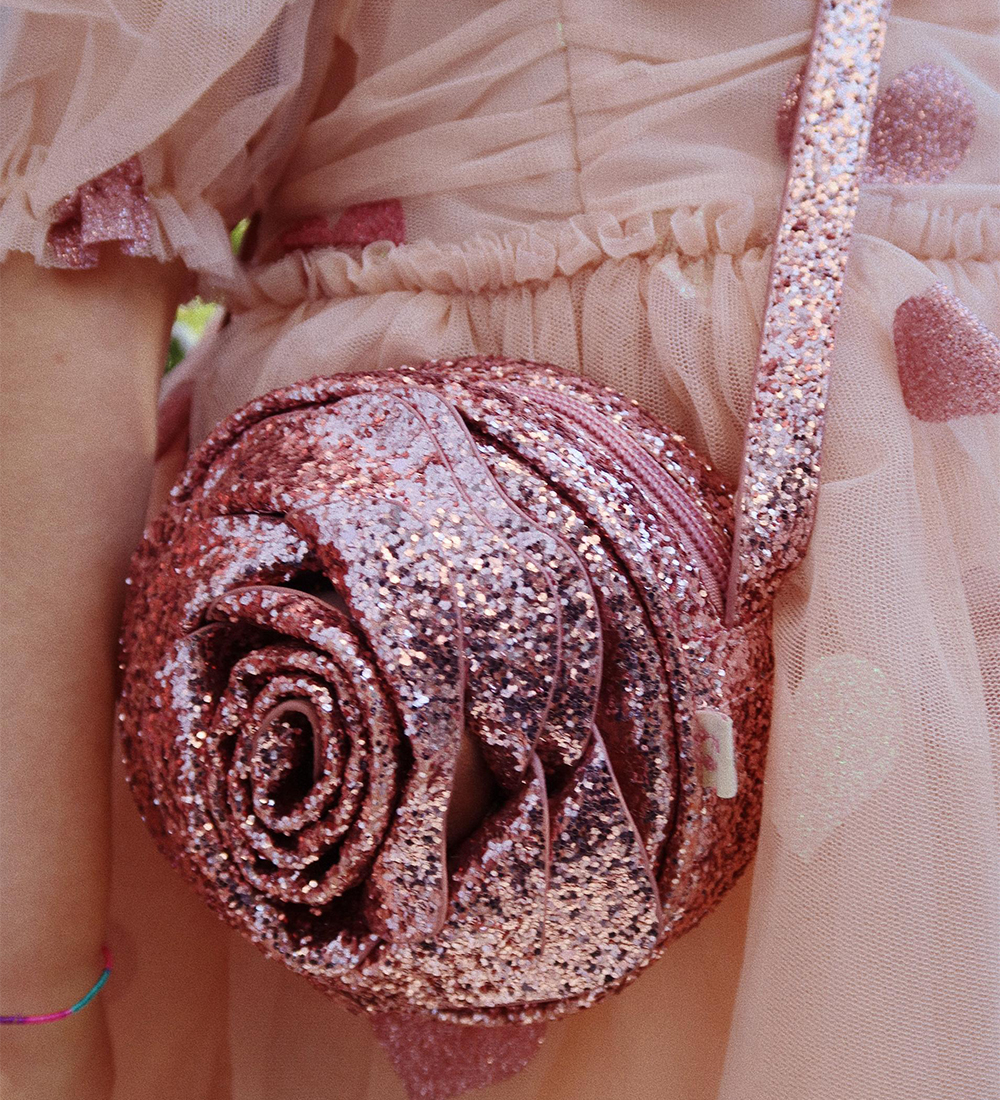 Konges Sløjd Hliðartaska - Rose Glitter