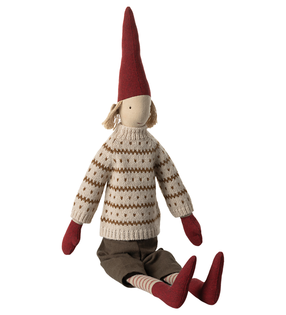 Maileg Elf - 61 cm - Boy w. Trousers/Knitted Blouse