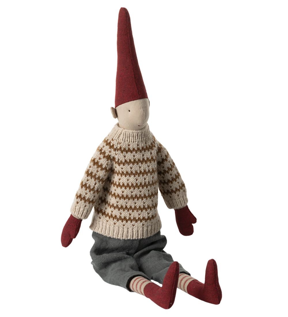 Maileg Elf - Size3 - Boy w. Trousers/Knitted Blouse