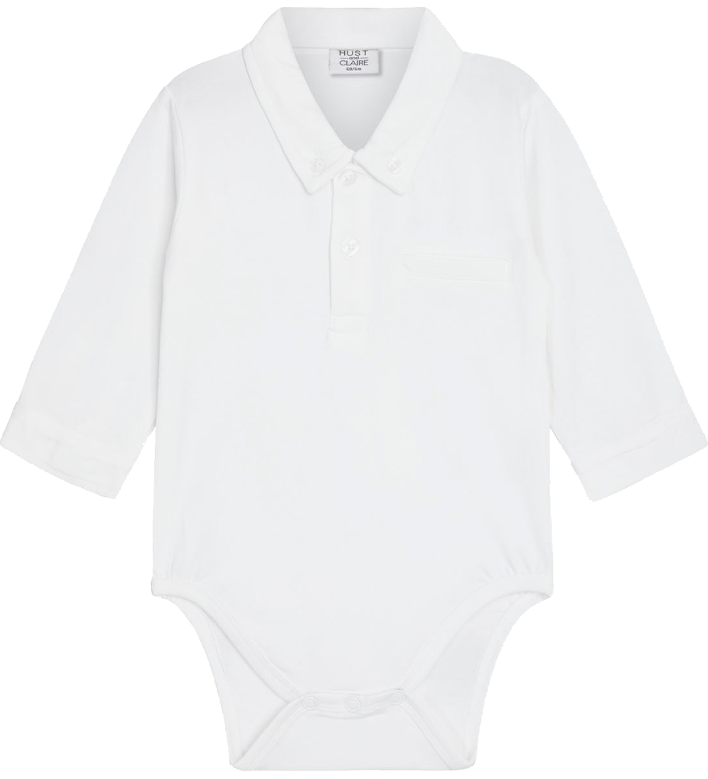 Hust and Claire Bodysuit L/æ - Basil - White