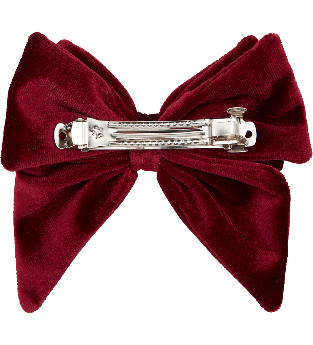 Hust and Claire Bow Hair Clip - Farhin - 12 cm - Teaberry