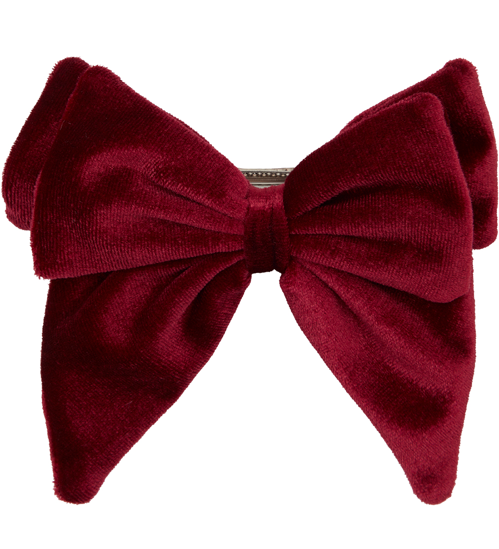 Hust and Claire Bow Hair Clip - Farhin - 12 cm - Teaberry