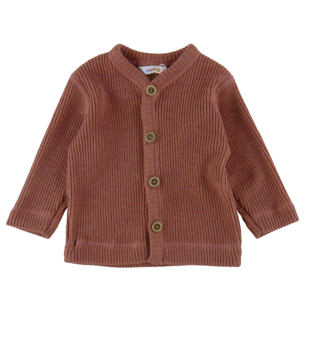 Joha Cardigan - Stickad - Ull - Brun