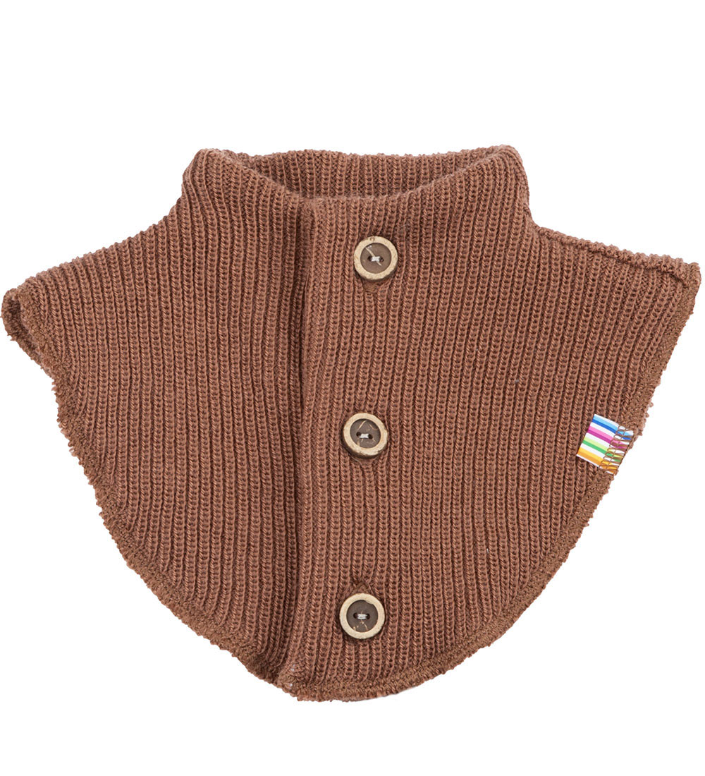 Joha Neck Warmer - Knitted - Wool - 2-layer - Brown