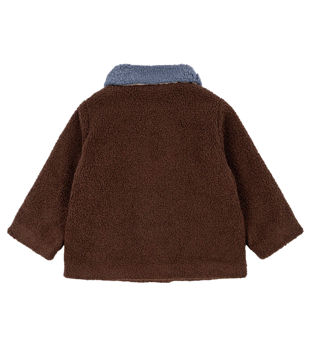 Konges Sløjd Fleece coat - Teddy - Calin Rocket - Cappuccino