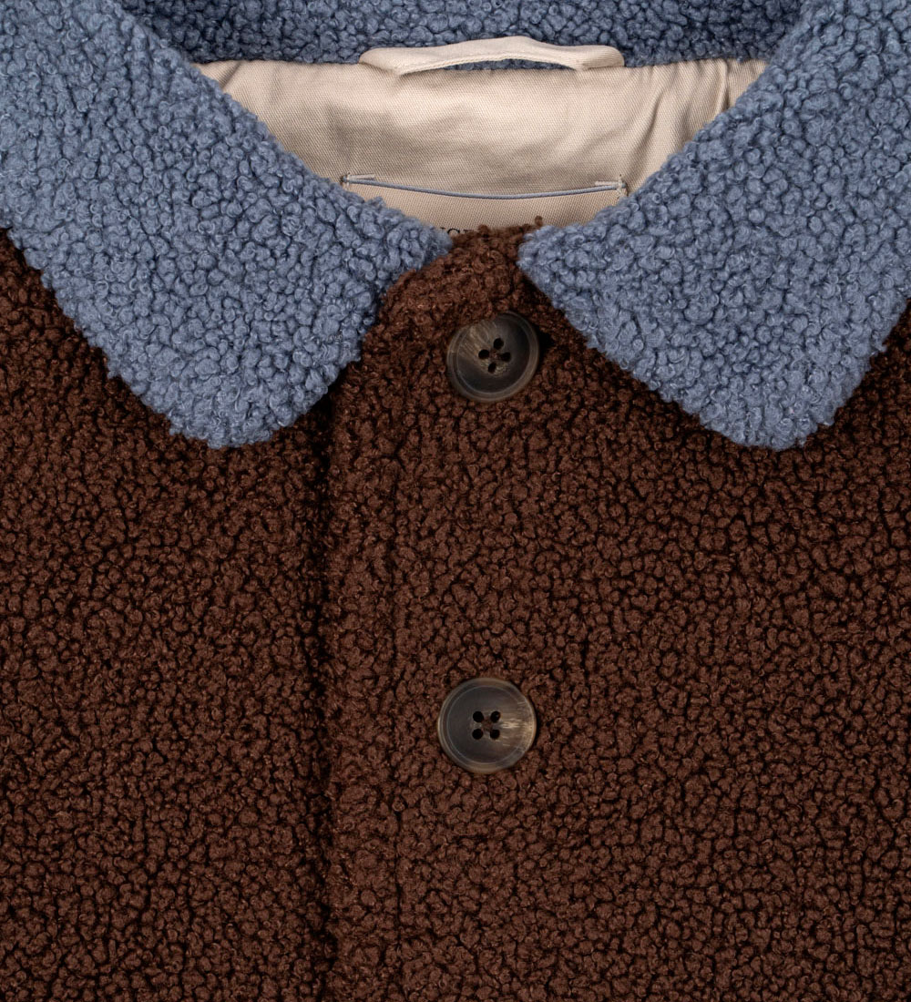 Konges Sløjd Fleece coat - Teddy - Calin Rocket - Cappuccino