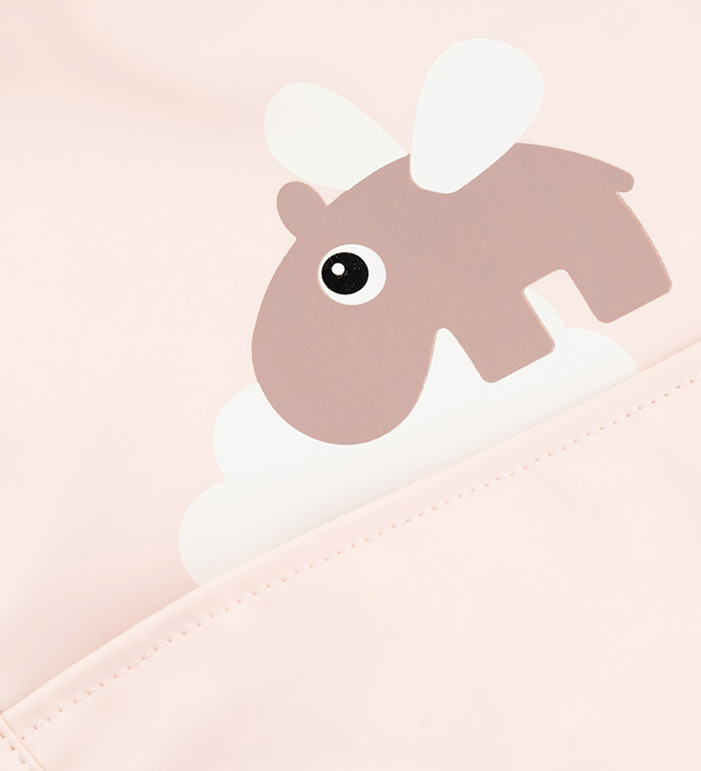 Done by Deer Lätzchen - PU - 2er-Pack - Happy Clouds Powder