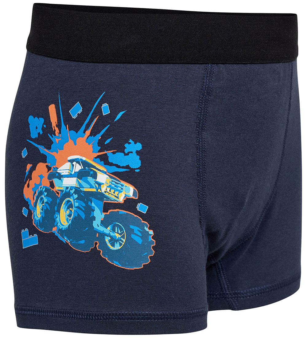 LEGO® City Boxers - LWAris 609 - 3-Pack - Dark Navy w. Print
