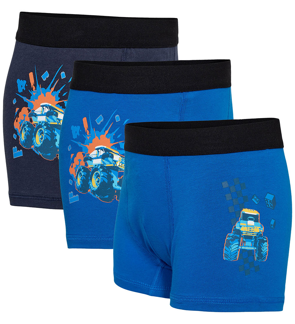 LEGO® City Boxers - LWAris 609 - 3-Pack - Dark Navy w. Print