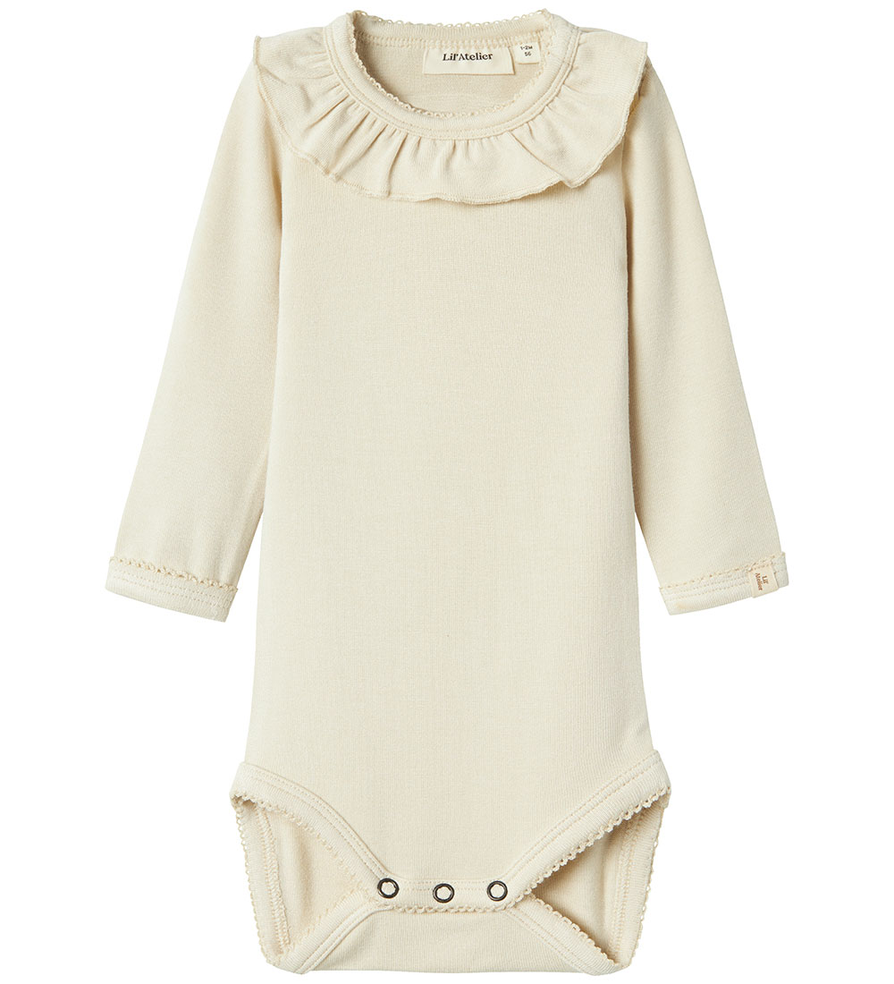 Lil' Atelier Bodysuit L/æ - NbfSaba - Turtledove