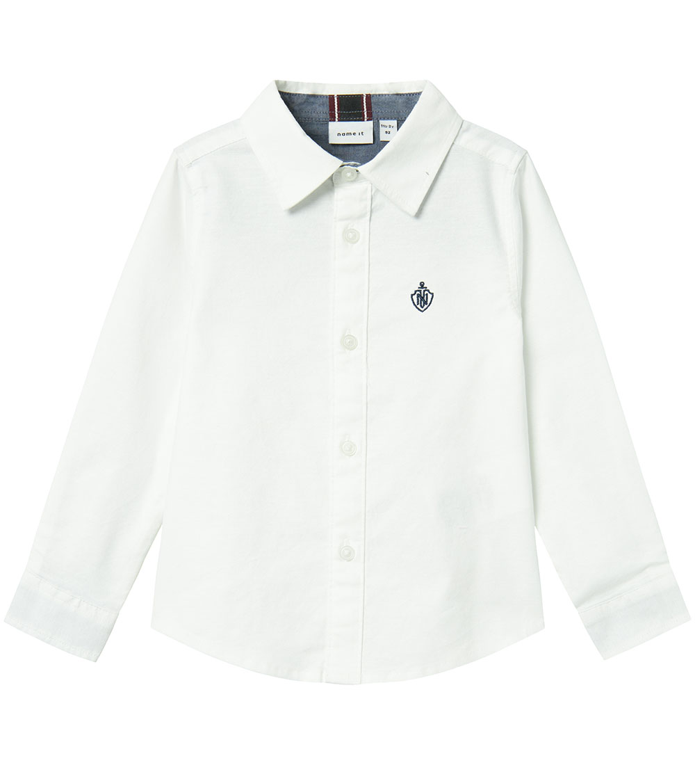 Name It Hemd - NmmRekid - Bright White/Solid