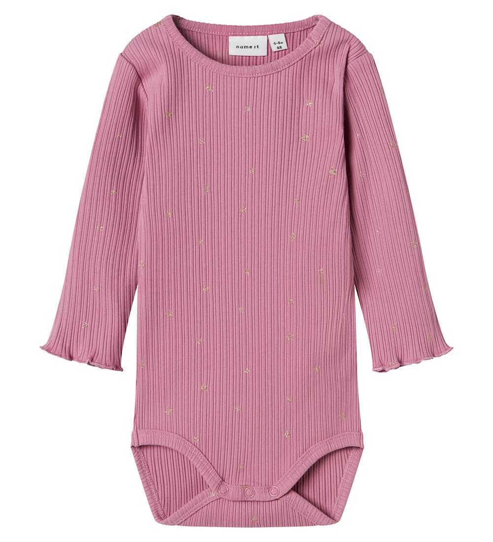 Name It Bodysuit L/Æ - NbfRoyanna - Mauve Orchid