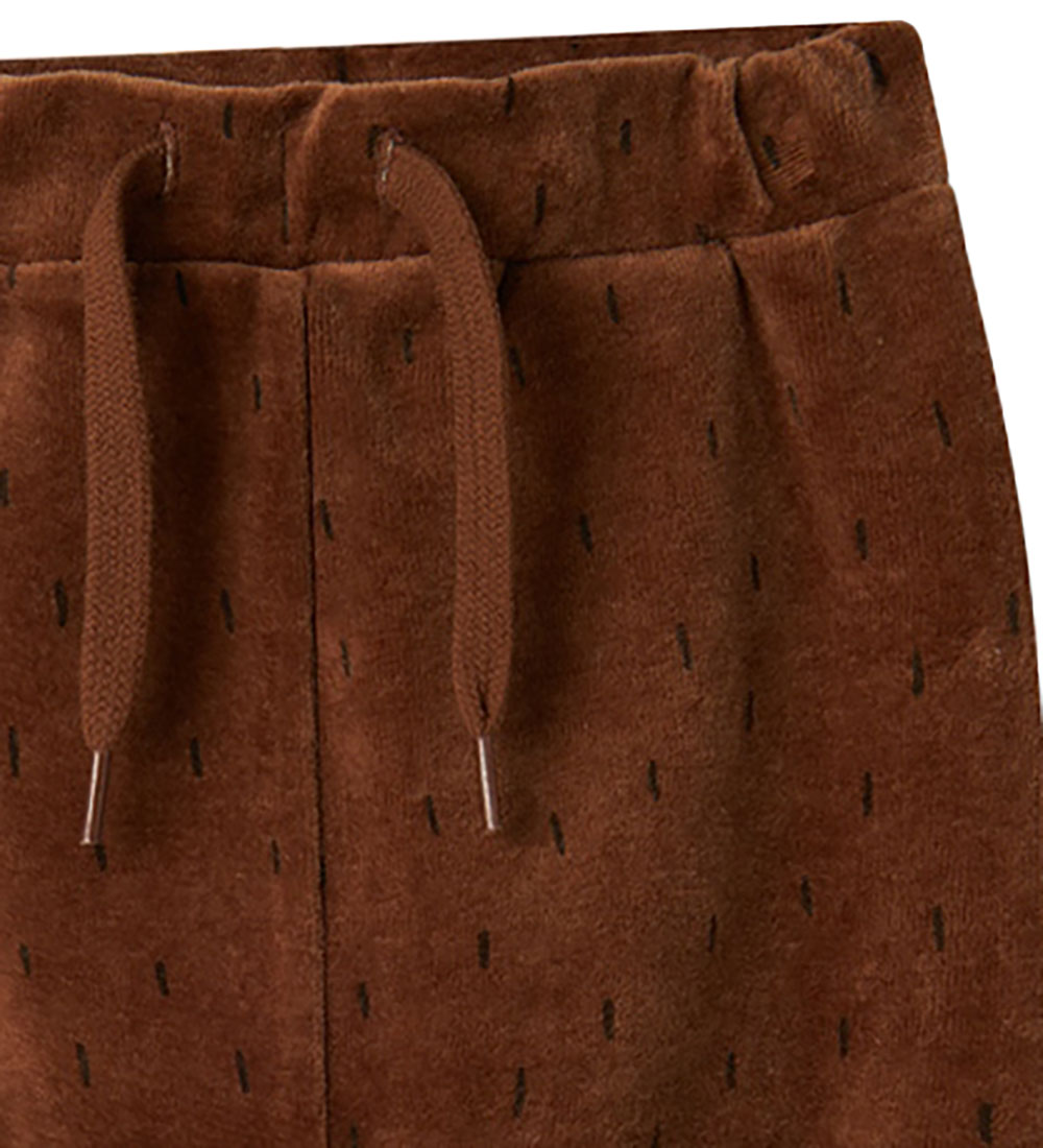 Name It Trousers - Velvet - NbnNalwin - Pecan Pie