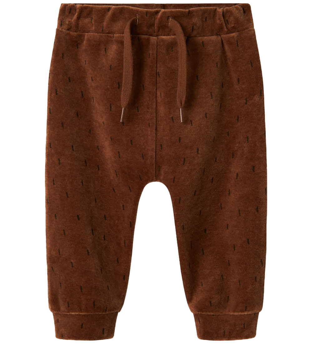 Name It Trousers - Velvet - NbnNalwin - Pecan Pie