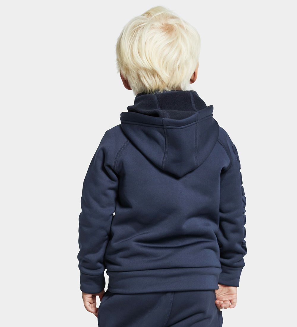 Didriksons Cardigan w. Fleece - Corin - Navy