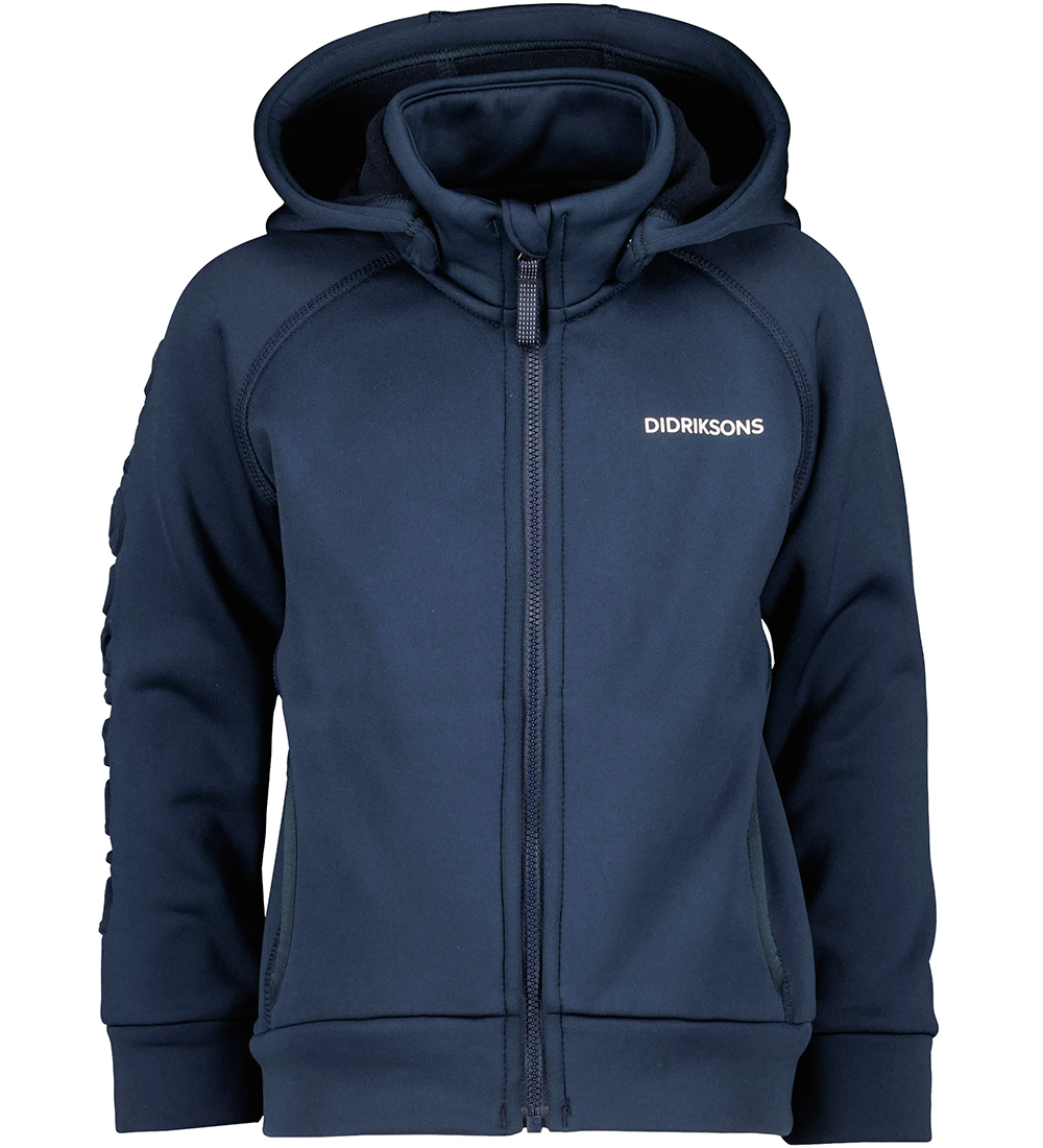 Didriksons Cardigan w. Fleece - Corin - Navy
