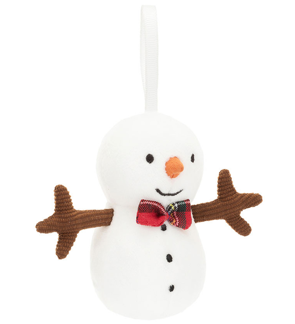 Jellycat Julpynt - 15x6 cm - Festlig dårskap Snowman