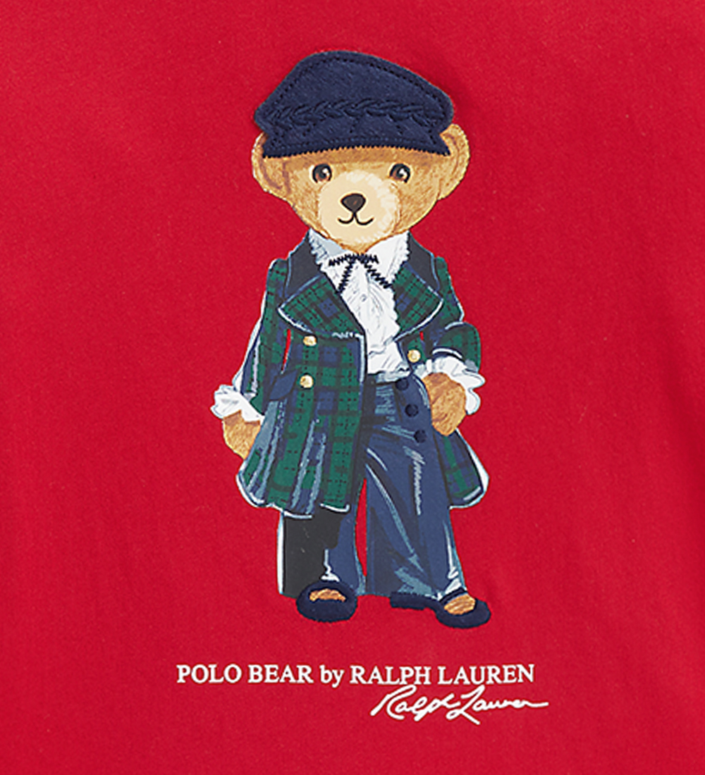 Polo Ralph Lauren Genser - Rød m. Kosedyr