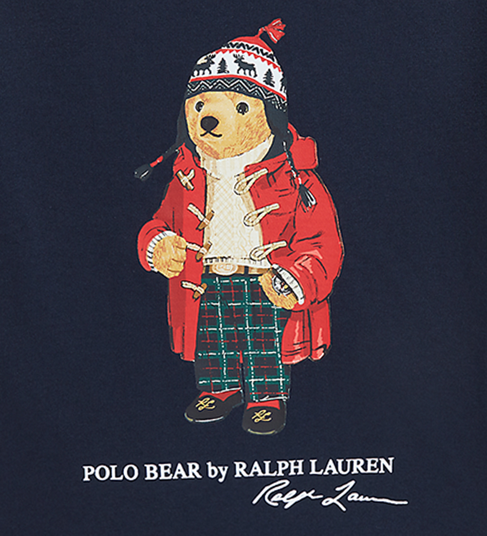 T-Shirt Polo Ralph Lauren - Marine av. Peluche