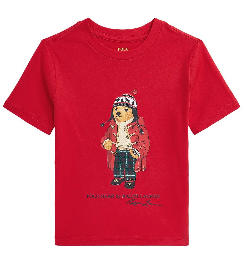 Polo Ralph Lauren T-shirt - Red w. Soft Toy