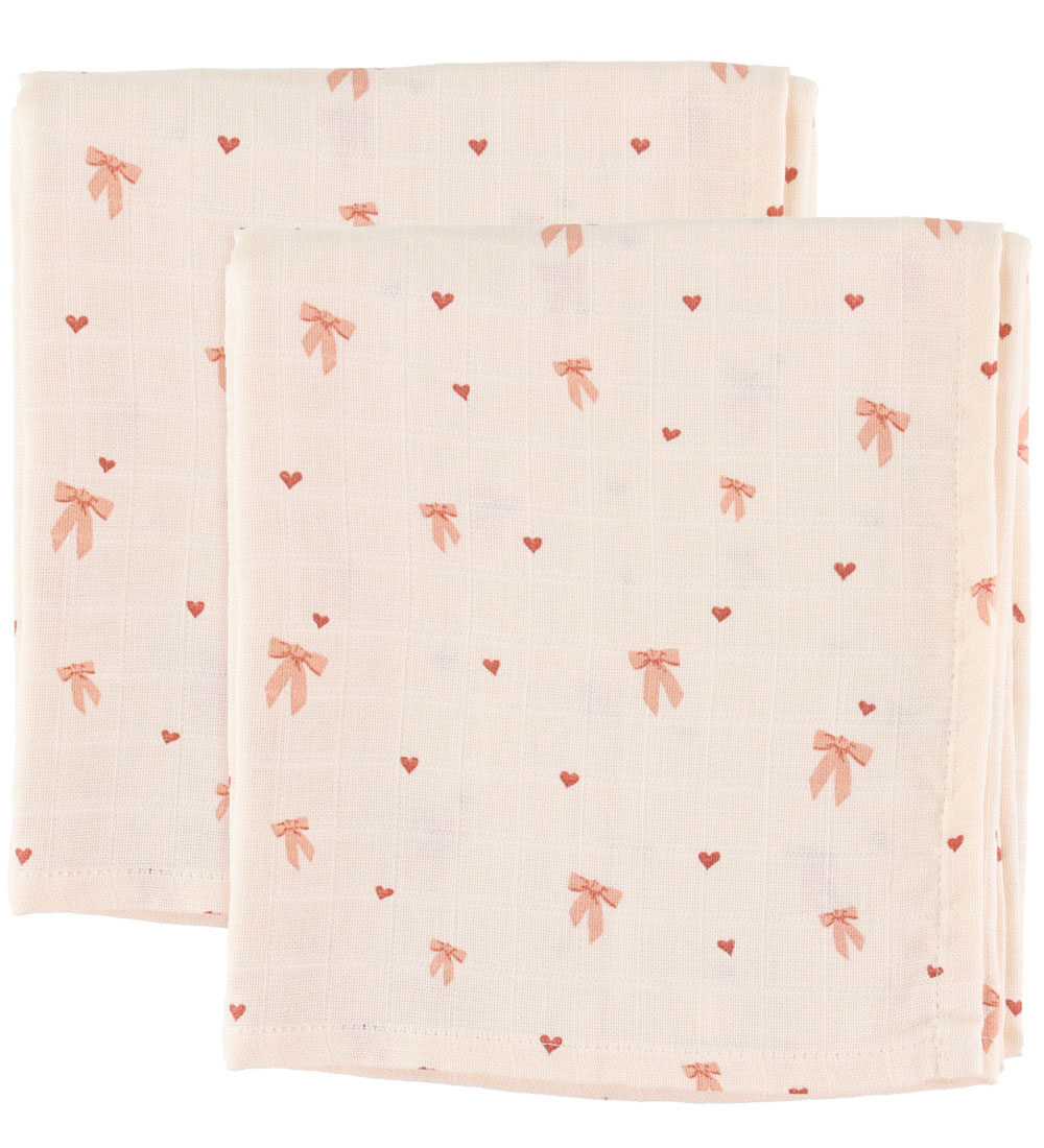 Cam Cam Muslin Cloths - 70x70 cm - 2-Pack - Bows