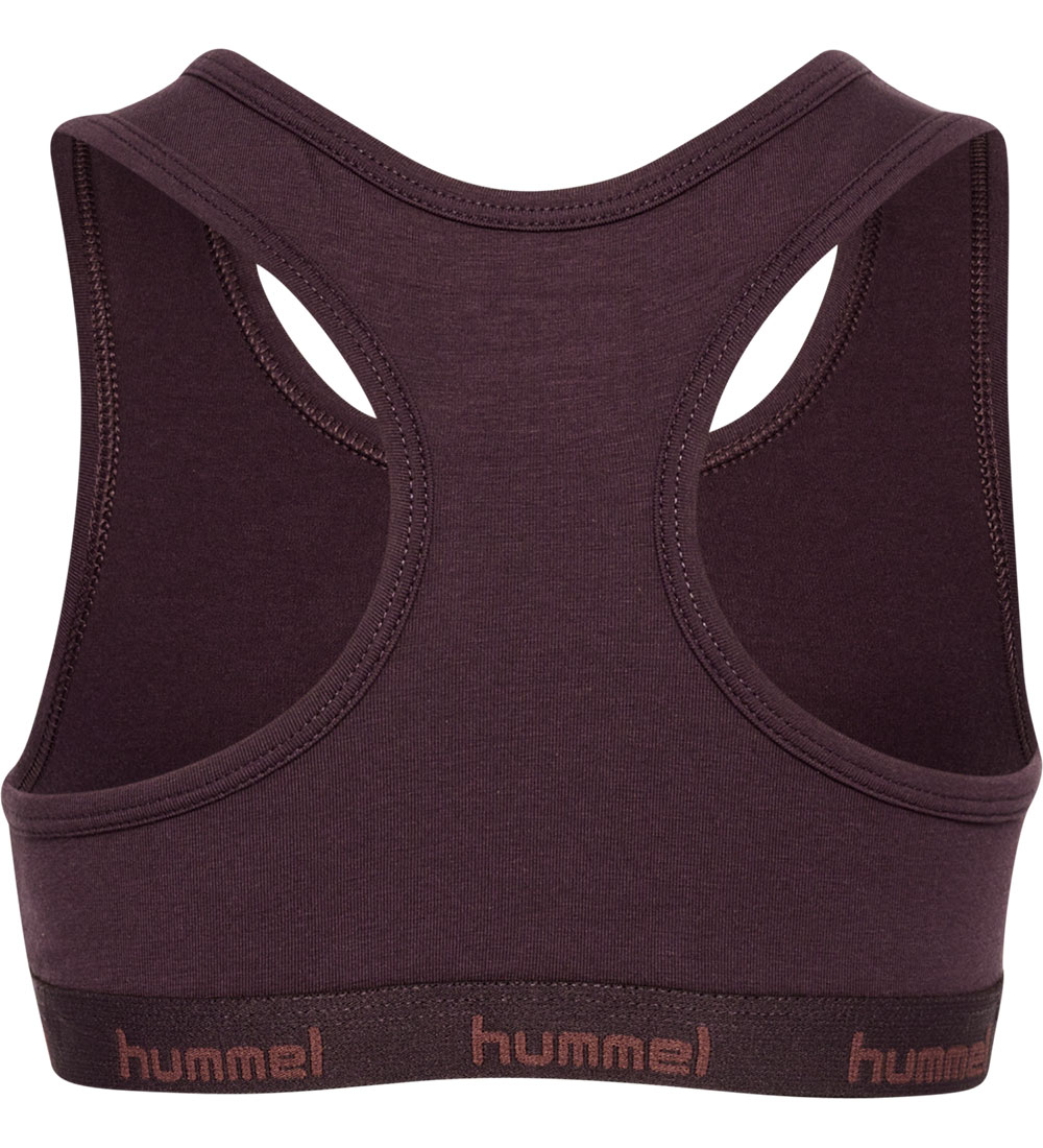 Hummel Top - hmlCarolina - 2-Pack - Raisin
