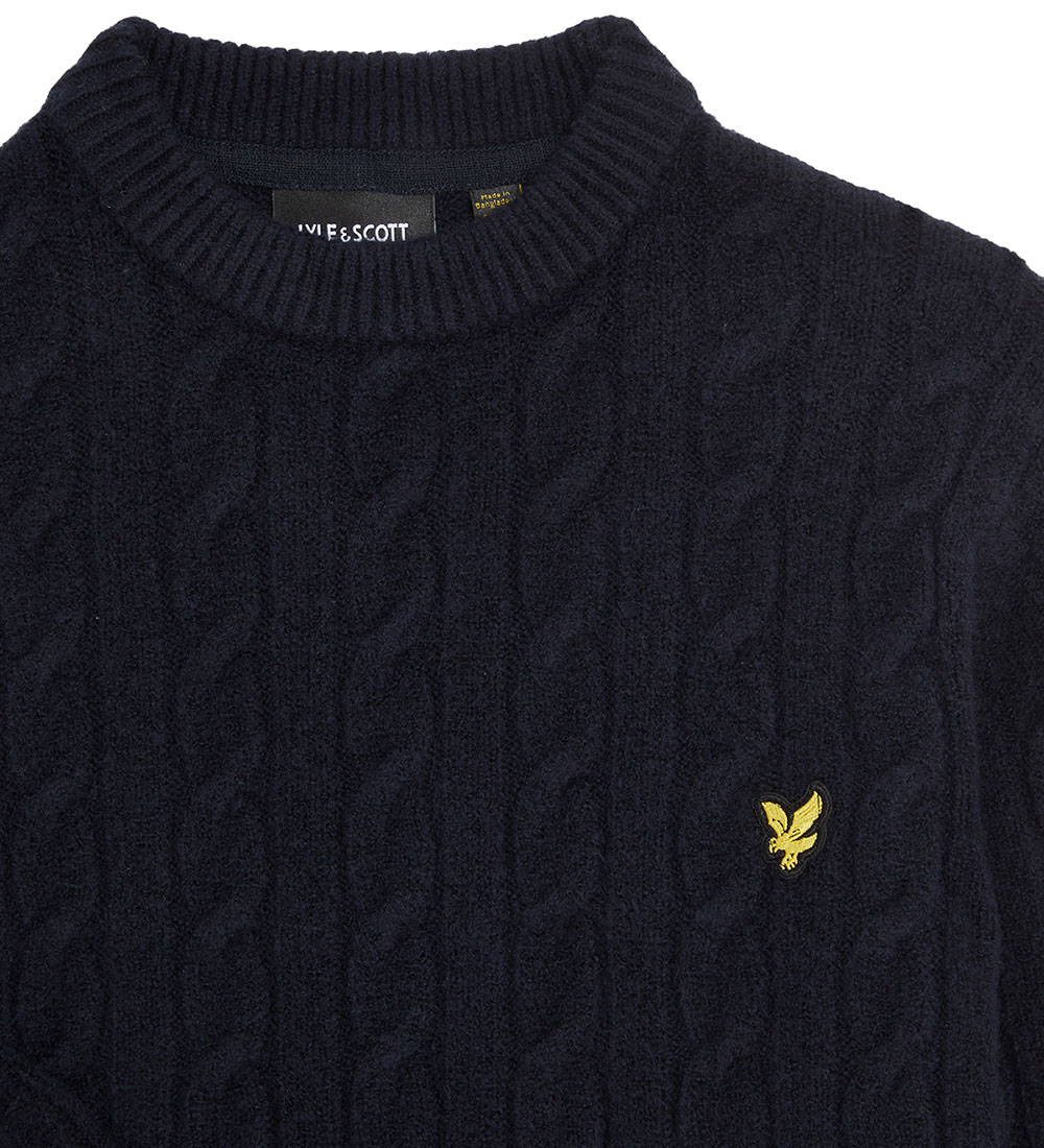 Lyle & Scott Genser - Strikk - Dark Navy