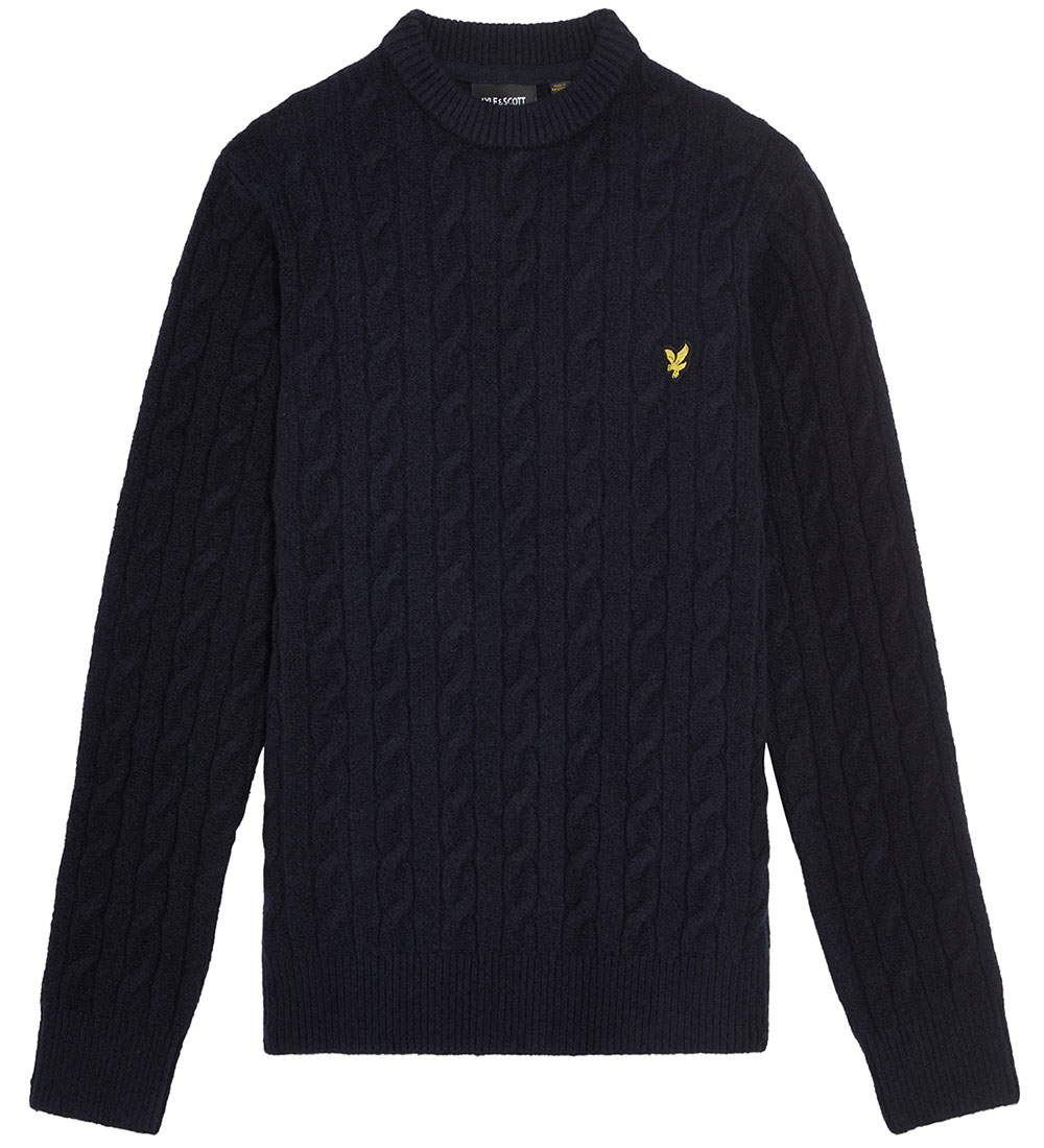 Lyle & Scott Genser - Strikk - Dark Navy