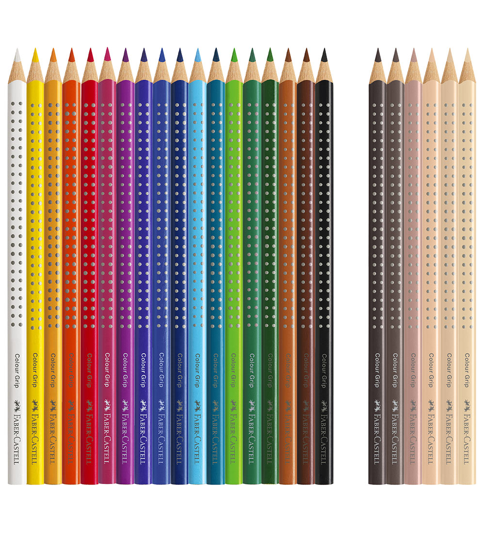Faber-Castell Buntstifte - 24 st. - Multi/Skin Töne