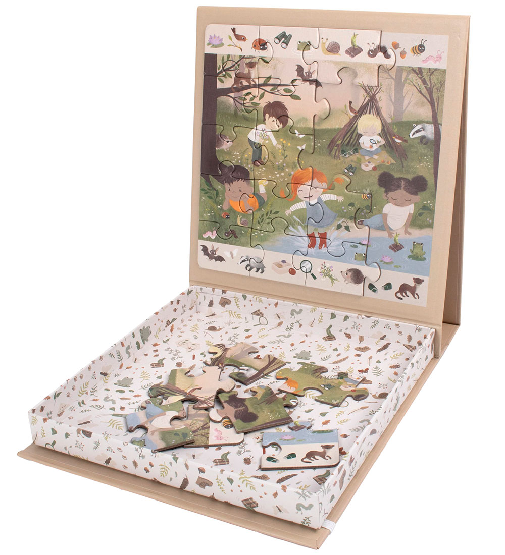 Filibabba Magnetic Jigsaw Puzzle - 20 Bricks - Fairy Tale I The