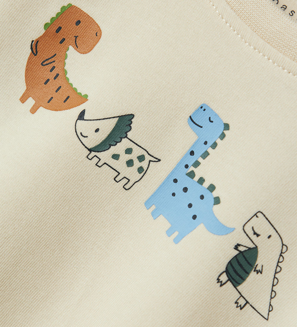 Name It Blouse - NbmVacion - Summer Sand/4 Dinosaurs