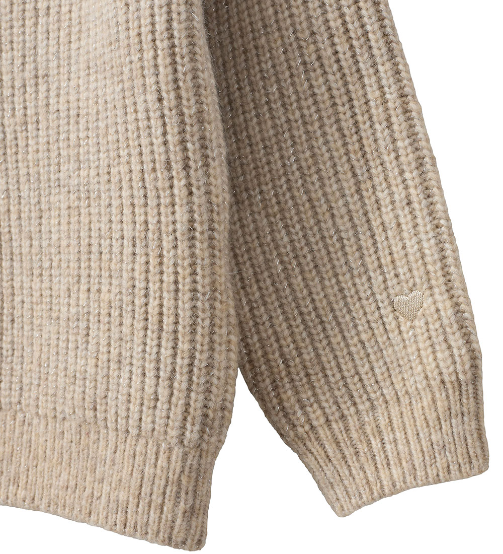 Sofie Schnoor Cardigan - Knitted - Wool - Ecru Melange