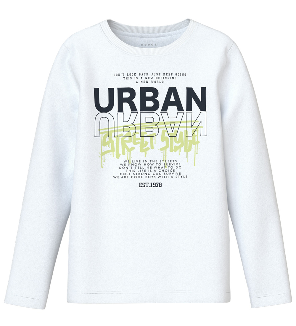 Name It Blouse - NkmVux - Bright White/Urban