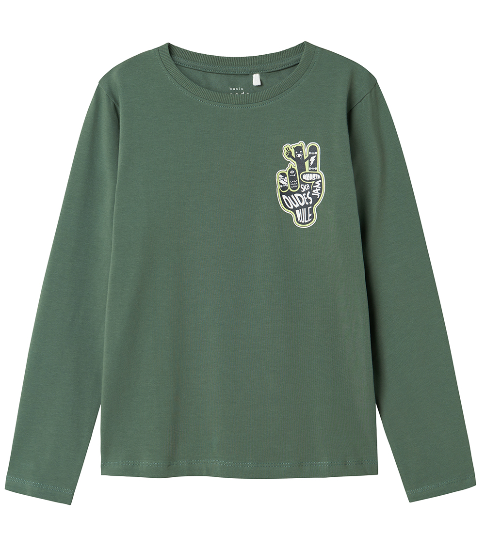 Name It Blouse - NkmVux - Dark Forest/Dudes Rule
