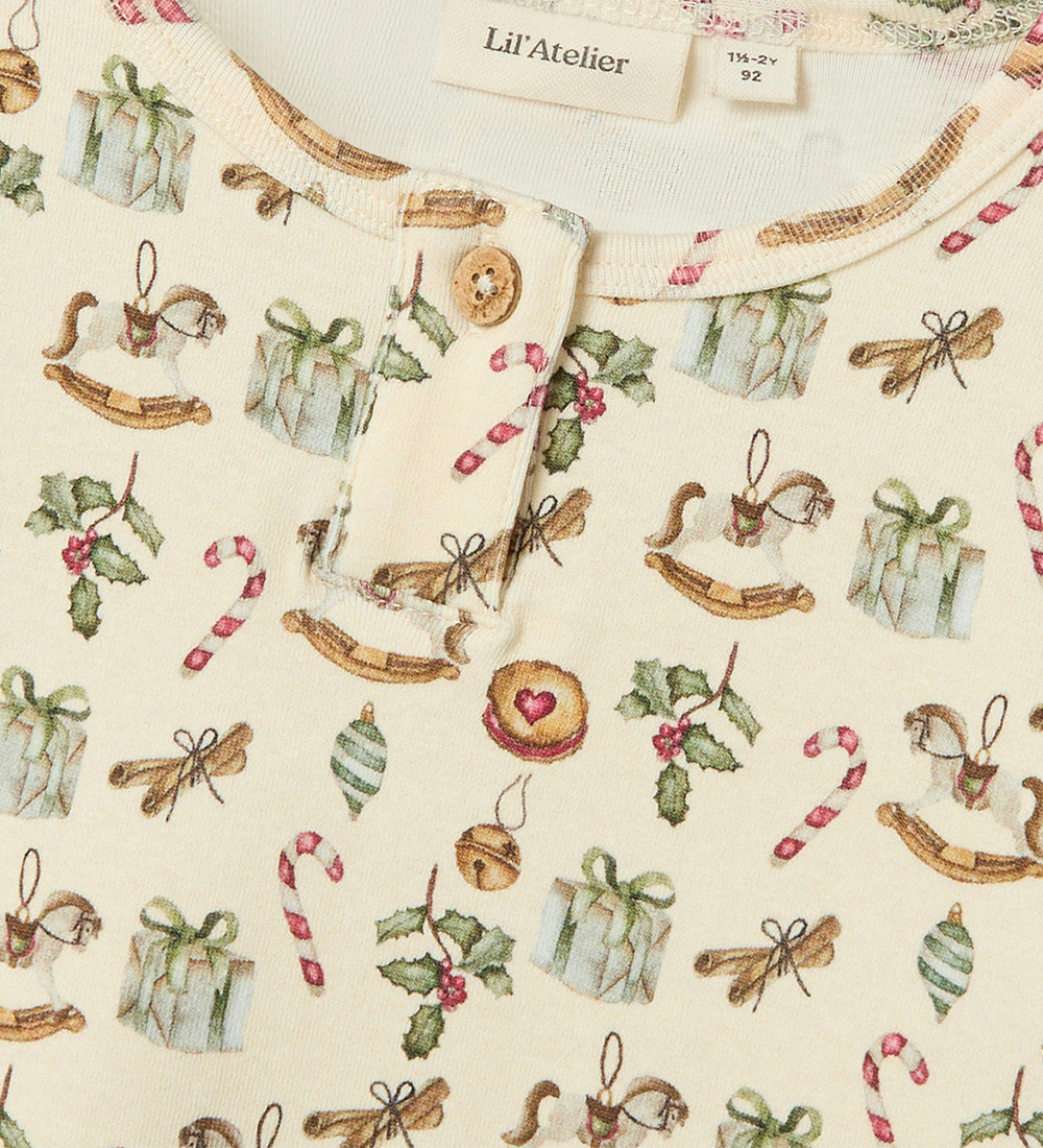 Lil' Atelier Pyjama Set - 2 Parts - NmnGio - Turtledove